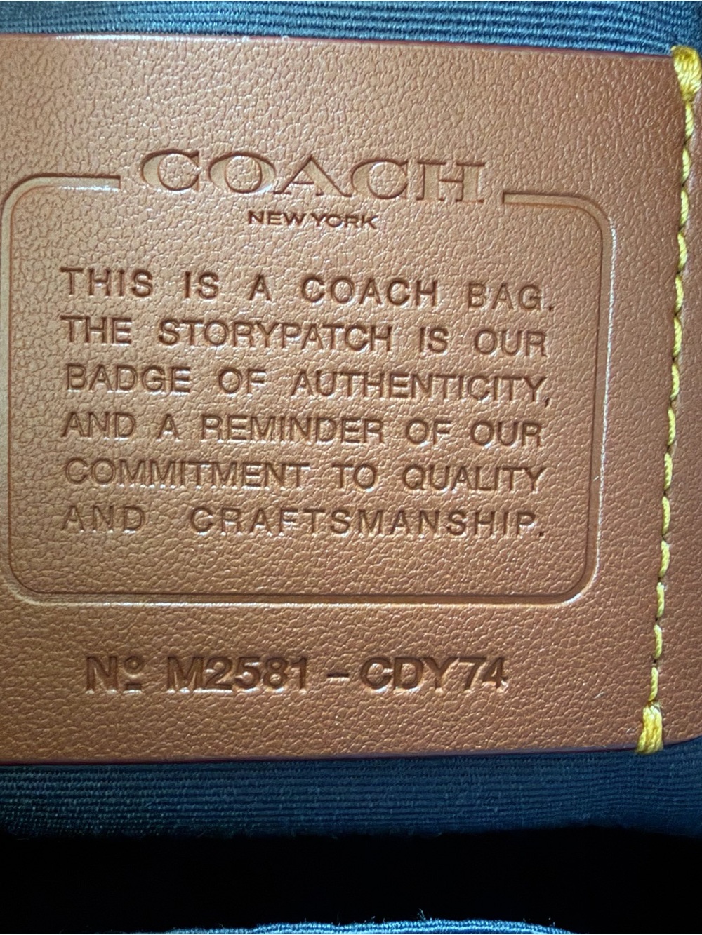 Coach Loved Denim Medium Rowan, with wallet bundle! - Picture 7 of 12